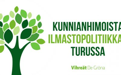 Turku asettaa maailmanluokan kunniahimoiset ilmastotavoitteet