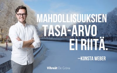 Valtuustopuheenvuoro Konsta Weber