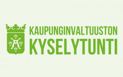 Vihreän valtuustoryhmän kysymykset kaupunginvaltuuston kyselytunnille