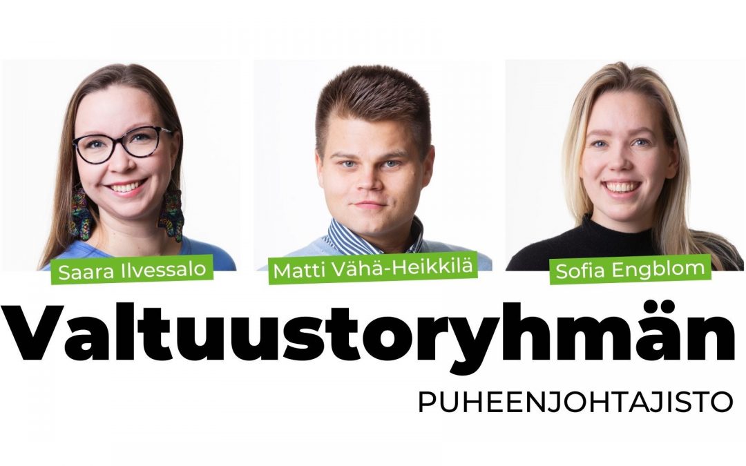 Turun vihreä valtuustoryhmä valitsi puheenjohtajistonsa